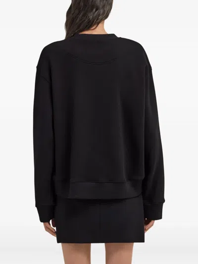 Roberto Cavalli Logo Sweatshirt In Black