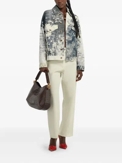 Roberto Cavalli Appaloosa Print Jacket In Multi