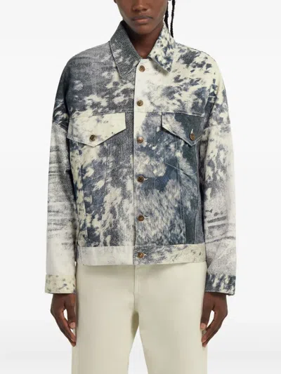 Roberto Cavalli Appaloosa Print Jacket In Multi