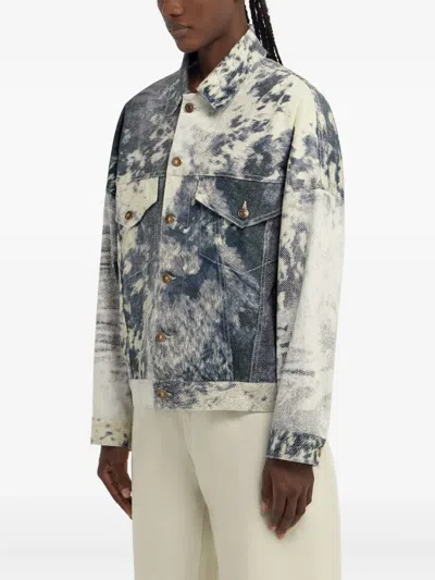 Roberto Cavalli Appaloosa Print Jacket In Multi
