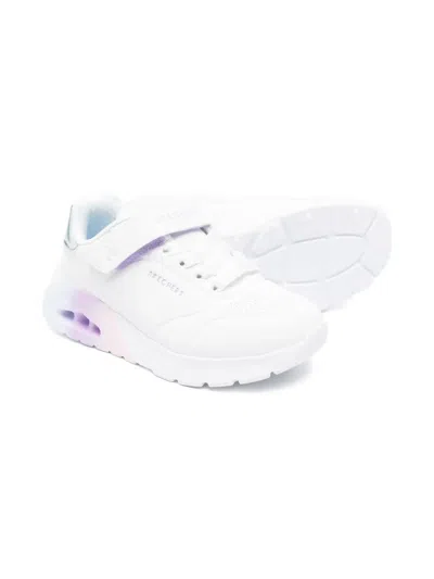 Skechers Leather Sneakers In White