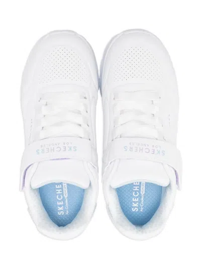 Skechers Leather Sneakers In White