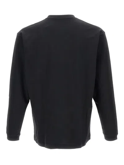 And Wander Logo-print Long-sleeve T-shirt In Black