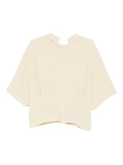 Alysi Short-sleeve T-shirt In Neutral