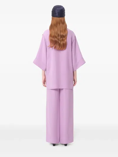 Valentino Cady Couture Dress Woman Soft Wisteria 46 In Purple