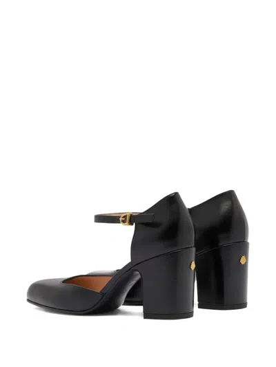 Bally 75mm Eclayr Ankle Strap Pumps In Black
