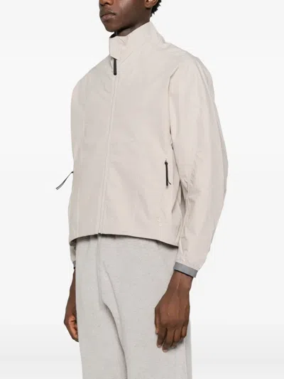 Goldwin 0 Seed Ripstop-texture Jacket In Neutral