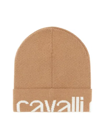 LOGO羊毛混纺套头帽