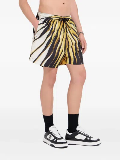 Roberto Cavalli Print Swim Shorts In Animal Print