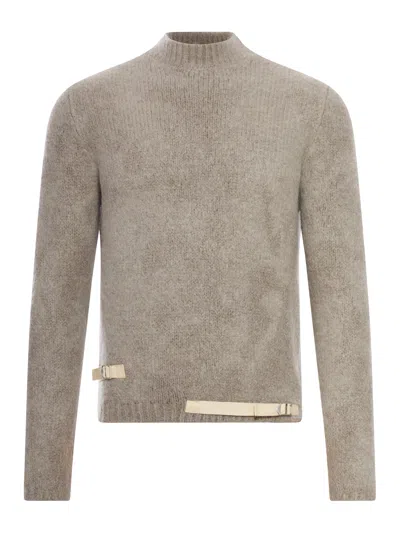 Magliano Wool Blend Sweater With Aesthetic Details In Gray
