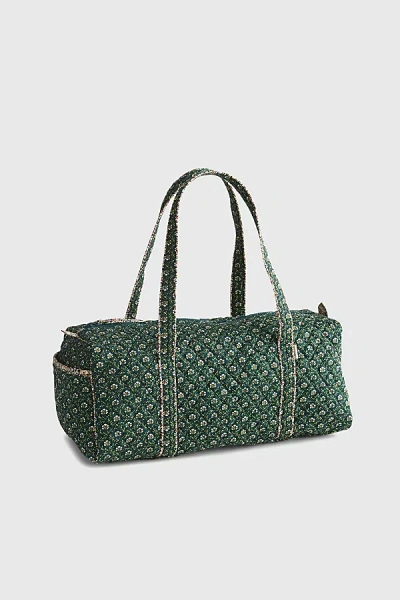 Vera Bradley Quilted Cotton Small Duffel Bag In Mistletoe Lattice, Women's At Urban Outfitters