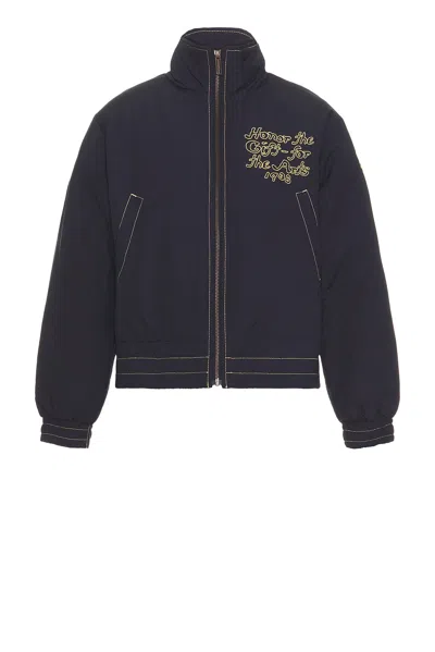Honor The Gift Logo-embroidered Jacket In Blue