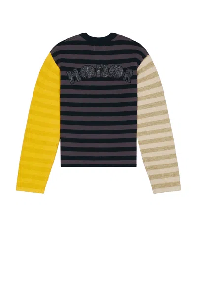 Honor The Gift Multi Stripe Crew Neck Sweater In Multi