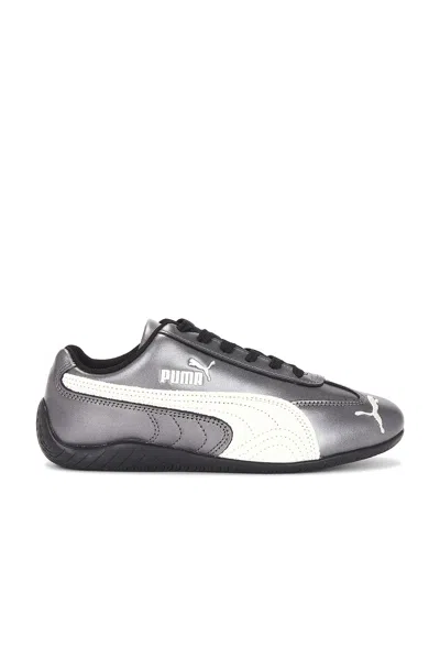 Puma Speedcat Metallic Unisex Shoes In Silver