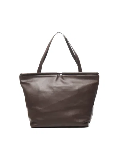 Coccinelle Ring-detail Leather Shoulder Bag In Black