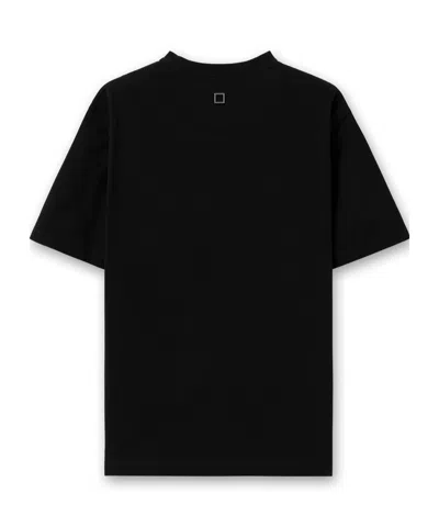 Wooyoungmi Logo Crew Neck T-shirt In Black