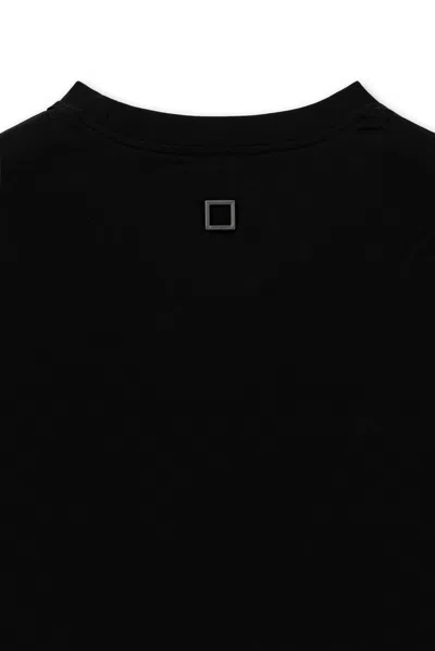 Wooyoungmi Logo Crew Neck T-shirt In Black