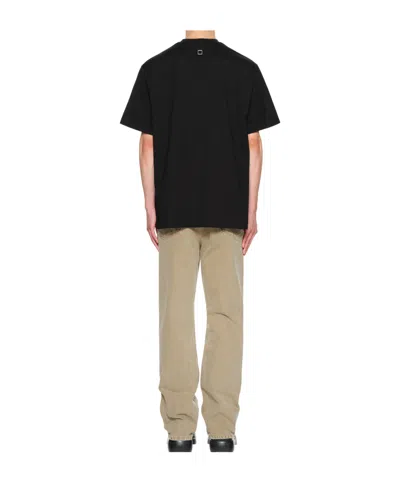 Wooyoungmi Logo Crew Neck T-shirt In Black