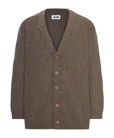 Magliano Edo Cashmere Cardigan In Brown