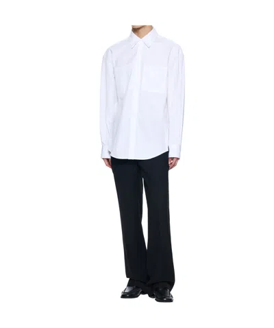 Wooyoungmi Pocket Logo Shirt In White