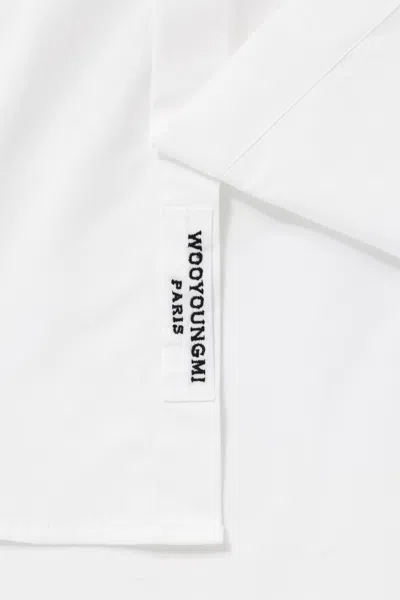Wooyoungmi Pocket Logo Shirt In White