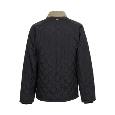 Herno Short Cotton Jacket In Black