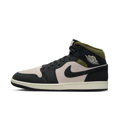 Jordan Men's Air  1 Mid Se Shoes In Black