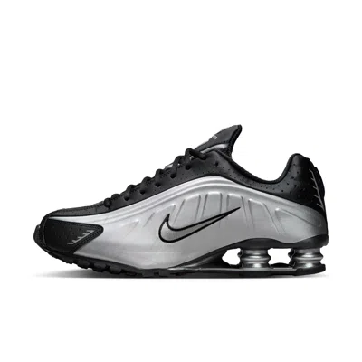 Nike Shox R4 Metallic Silver Hq1988-007 Men's In Black
