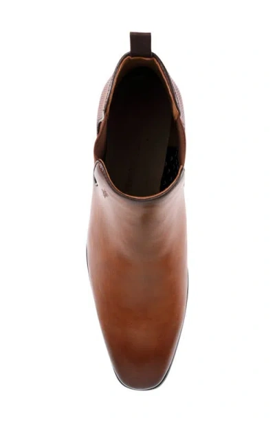 Tommy Hilfiger Sesame Mens Faux Leather Slip-on Chelsea Boots In Brown