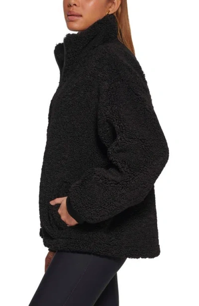 Levi's® Zip Front Teddy Jacket In Black