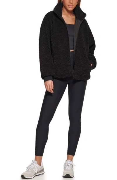 Levi's® Zip Front Teddy Jacket In Black