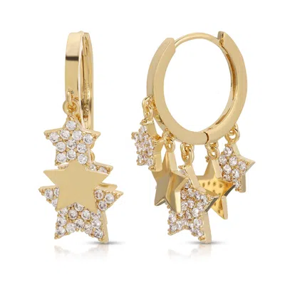 Native Gem Men's Gold All Star Huggies In Gold