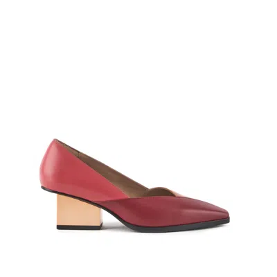 United Nude Women's Red / Rose Gold Layer Raila Mid - Cranberry Mix In Multi