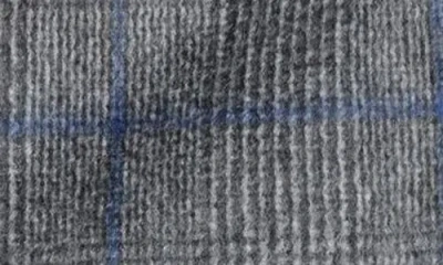 Hickey Freeman Glen Plaid Cashmere Scarf In Blue