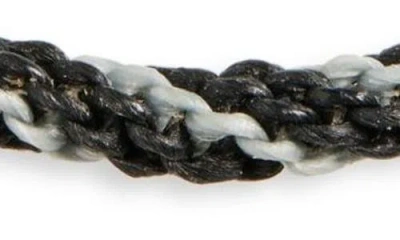 Caputo & Co Hand-knotted Stripe Macramé Bracelet In Multi