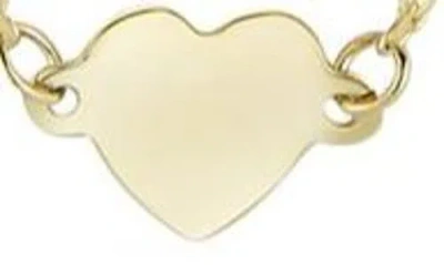 Ember Fine Jewelry 14k Gold Heart Station Necklace