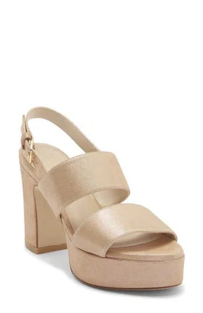 Stuart Weitzman Ono Platform Sandal In Brown