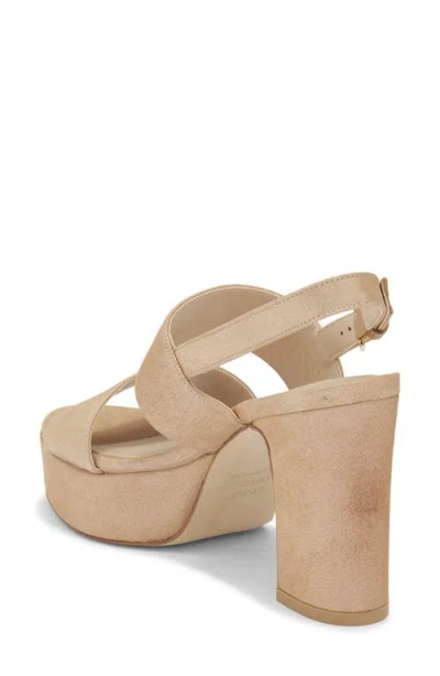 Stuart Weitzman Ono Platform Sandal In Brown