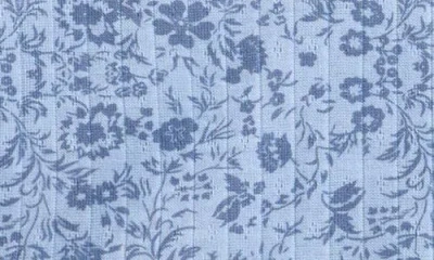 Love, Fire Kids' Long Sleeve Henley In Blue