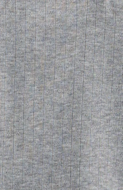 Love, Fire Kids' Long Sleeve Henley In Gray