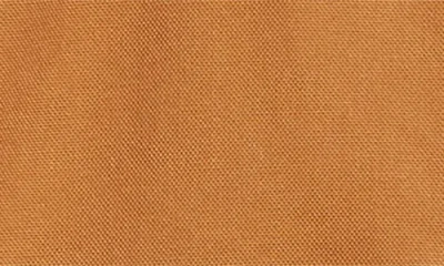 Drake's Check Lined Cotton Canvas Welder Chore Jacket In Brown