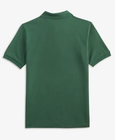 Lacoste Big Boys Cotton Petit Pique Polo Shirt In Green