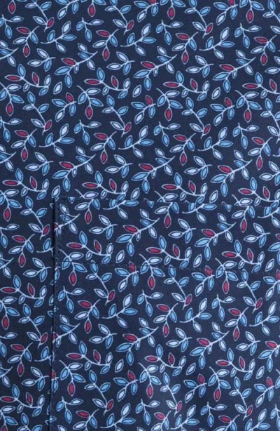 Mizzen + Main Mizzen+main Leeward Trim Fit Short Sleeve Performance Button-up Shirt In Multi