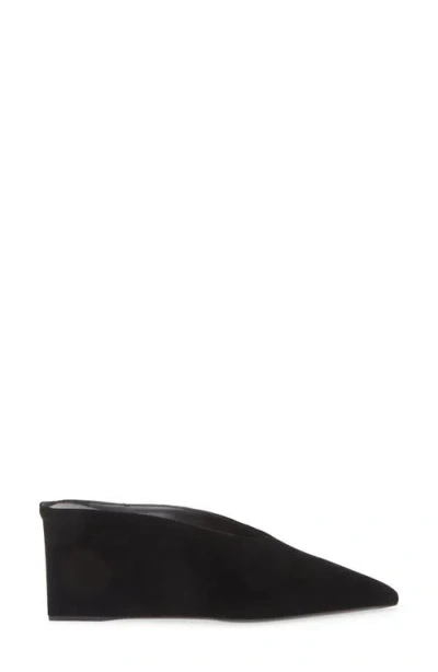 Alaïa Alaia Black Velvet Cube-heeled Mule Women In Multi