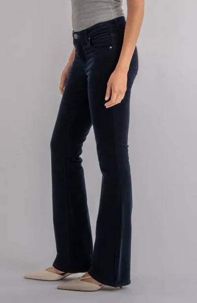 Kut From The Kloth Natalie Mid Rise Bootcut Corduroy Pants In Black