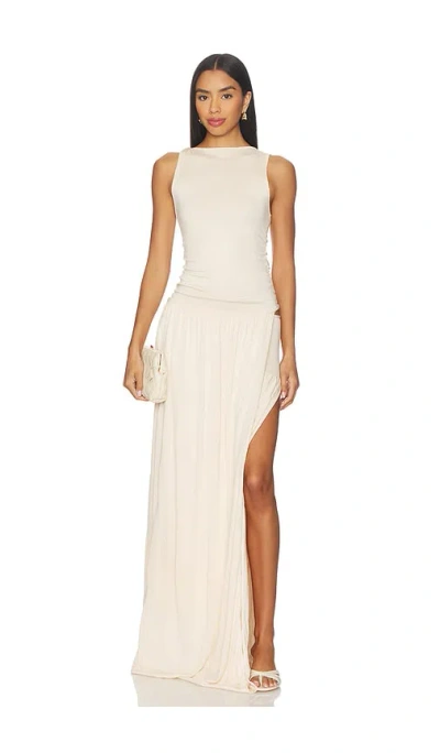 Aya Muse Echo Dress In Orange