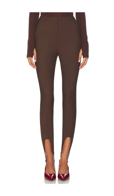 Nakedvice The Alexis Stirrup Pant In Brown