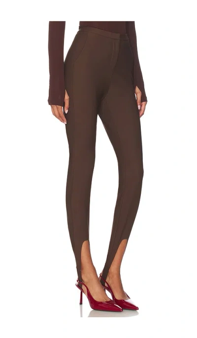 Nakedvice The Alexis Stirrup Pant In Brown