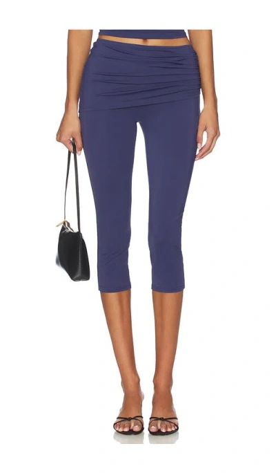 Nakedvice The Berlin Capri Pant In Blue
