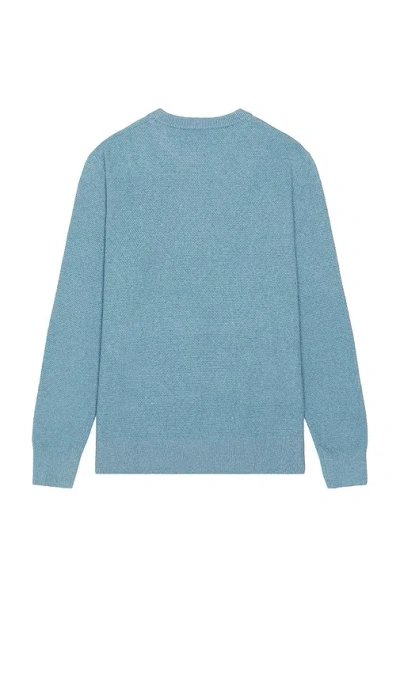 Faherty Jackson Crew Neck Sweater In Blue